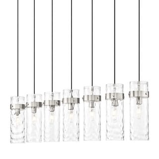 Z-Lite 7002P5-7L Fontaine 7 Light 57" Wide Linear Chandelier