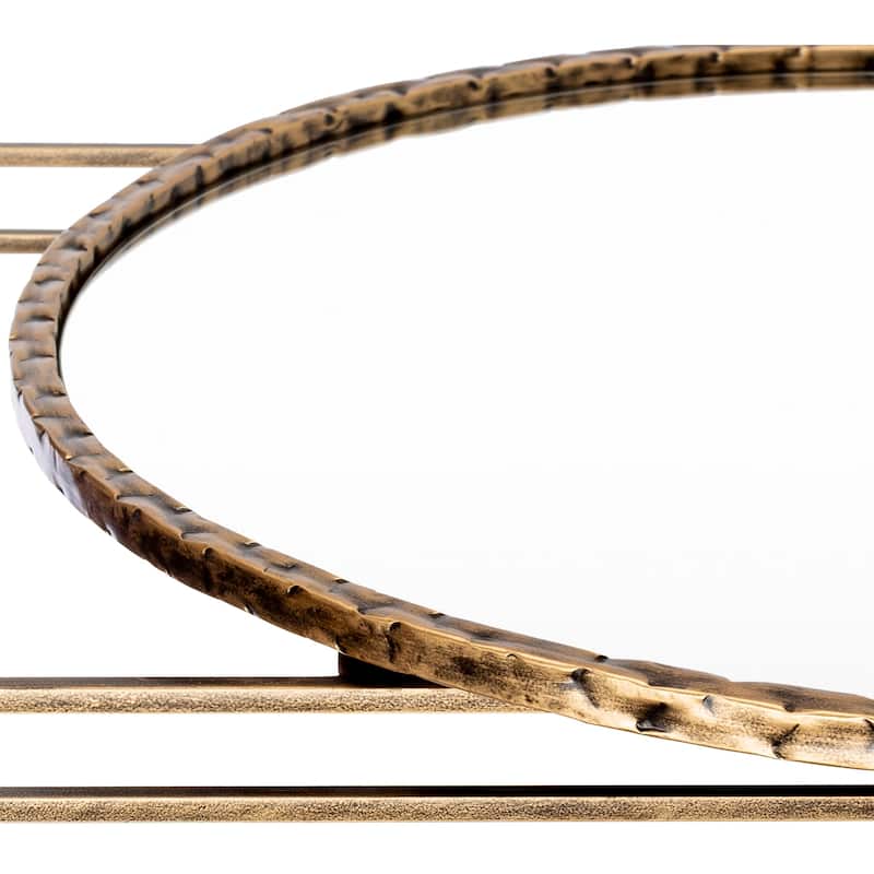 Ady Modern Gold Mirror - 33"H x 25"W x 1.8"D