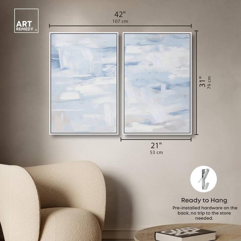 Frozen in Time II Canvas Set of 2 by Art Remedy