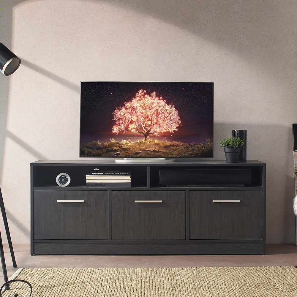 3 door tv clearance console mainstays