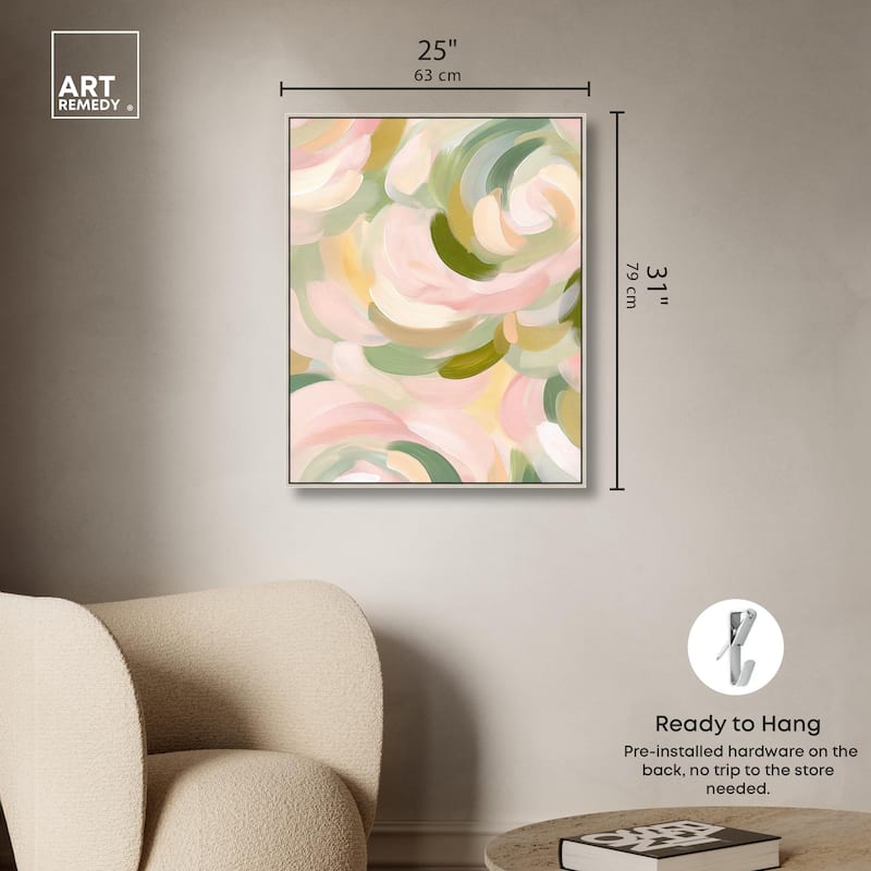 Brushstroke I Canvas by Art Remedy