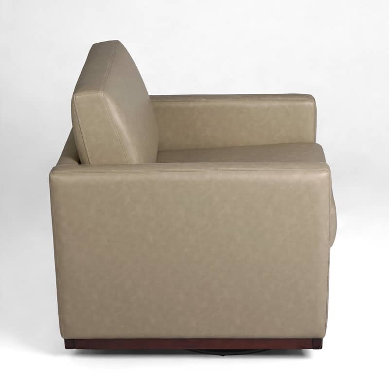 Set of 2 Modern Cozy Swivel Accent Chairs Upholstered Arm Chairs
