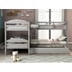 preview thumbnail 3 of 40, Wonderful Design Twin L-Shaped Bunk bed with Trundle