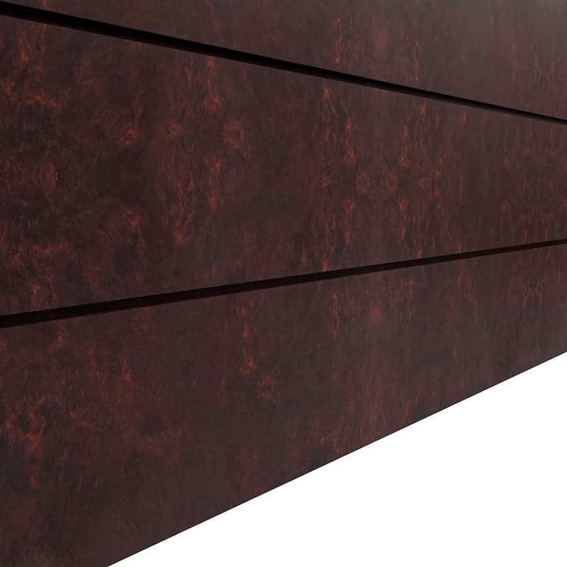 Oasis Modern Rectangular Trough Planter - Weather-Resistant Fiberstone & MgO Clay Flower Box for Patio, Entryway, Indoor Decor