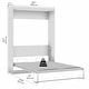 preview thumbnail 59 of 84, Pur 59W Full Murphy Bed by Bestar