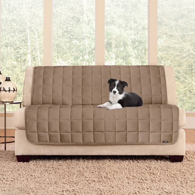 SureFit Deluxe Pet Armless Loveseat Furniture Cover