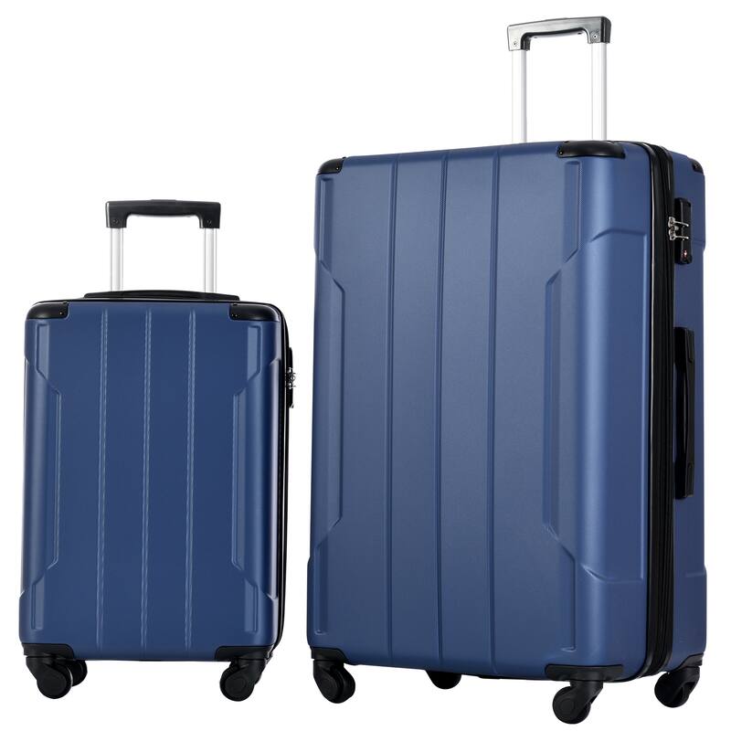 2 Piece Hard Case Trunk Expandable Suitcase Set Storage Trunks Bed Bath & Beyond 39299451