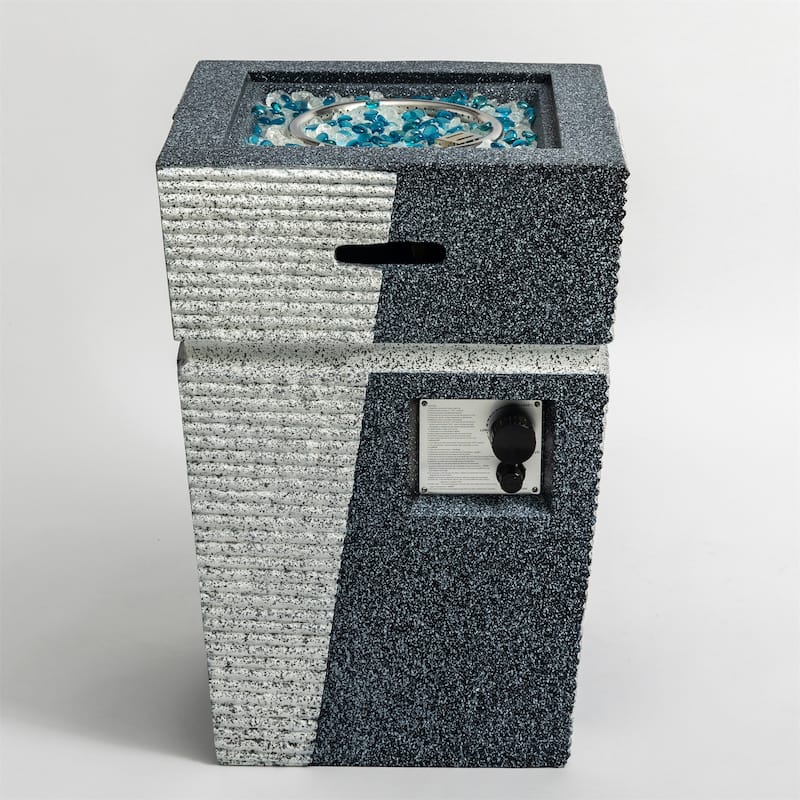Outdoor Patio Gas Fire Pit Concrete Propane Fire Pit