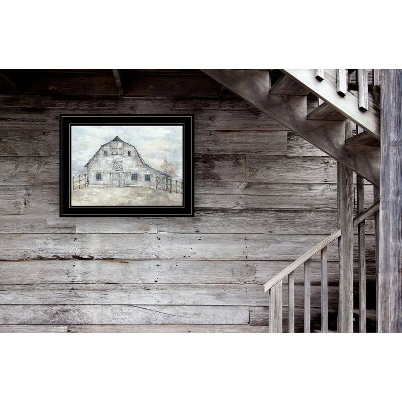TrendyDecor4U Farmhouse "Rustic Beauty" Framed Print Wall Art by Debi Coules