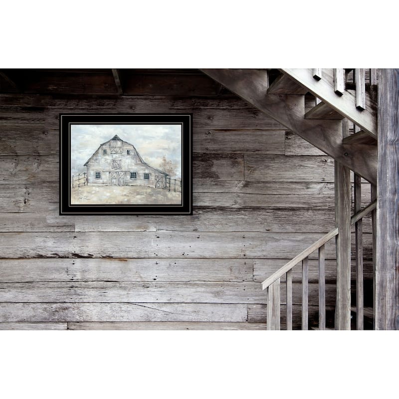 TrendyDecor4U Farmhouse "Rustic Beauty" Framed Print Wall Art by Debi Coules
