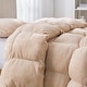preview thumbnail 9 of 7, Boi He Thick® - Coma Inducer® Oversized Comforter Set - Almond Taupe