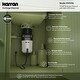 preview thumbnail 4 of 8, 1/3 HP Continuous Feed Garbage Disposal for Kitchen Sinks with Power Cord and Accessories Included - Black and Grey