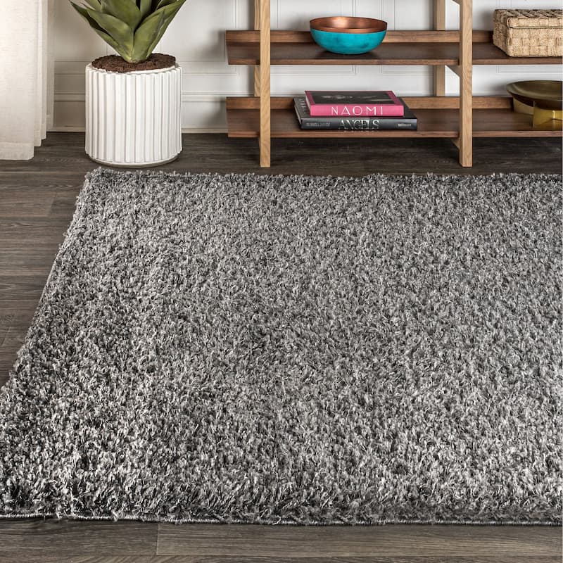 JONATHAN Y Modern Shag Plush Area Rug