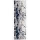 SAFAVIEH Adirondack Cordelia Abstract Glam Rug - 2'6" x 14' Runner - Navy/Grey