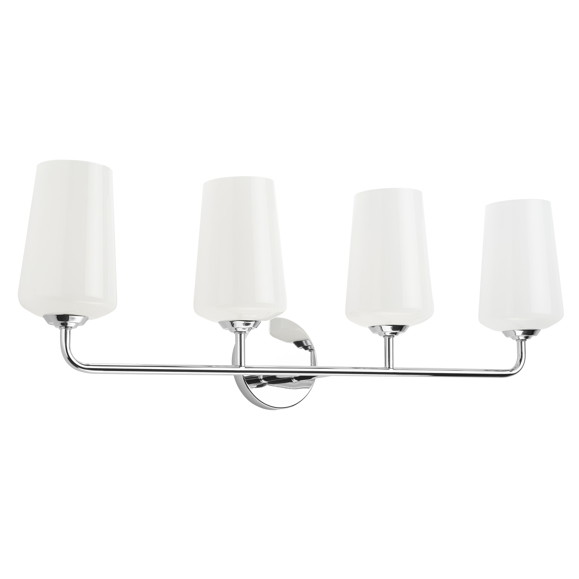 Celino Four-Light Bath & Vanity with White Glass - 33
