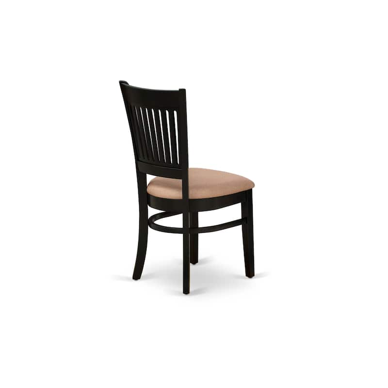 East West Furniture Vancouver Dining Room Chairs - Dining Chairs, Set of 2,(Finish & Seat Type Options)
