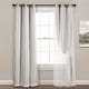 preview thumbnail 92 of 146, Lush Decor Grommet Sheer Panel Pair with Insulated Blackout Lining