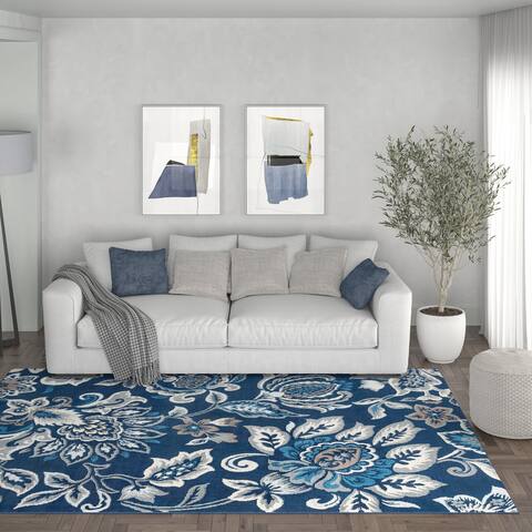 Carrington Farmhouse Floral & Botanical Indoor Area Rug