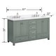 preview thumbnail 17 of 33, Avanity Modero 60 in. Double Sink Bathroom Vanity with Engineered Stone Top - 61"W x 22"D x 35"H