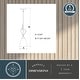preview thumbnail 6 of 9, Cinta Bronze Mini Pendant Ceiling Light Clear Glass - 5.75-in W x 17.75-in H x 5.75-in D