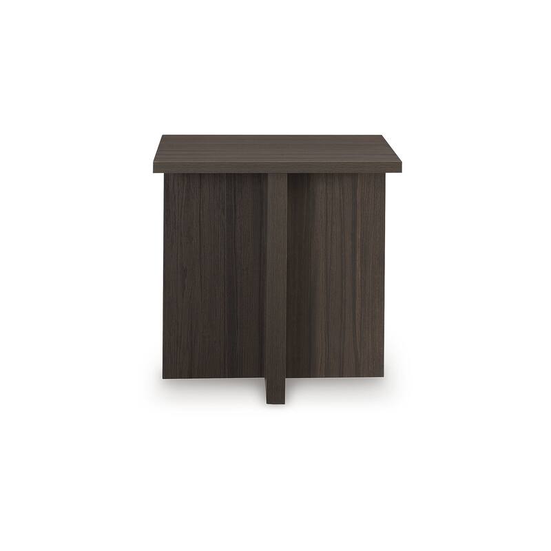 Signature Design by Ashley Zendex Brown Occasional Table Set (Set of 2) - 40" W x 40" D x 19.25" H
