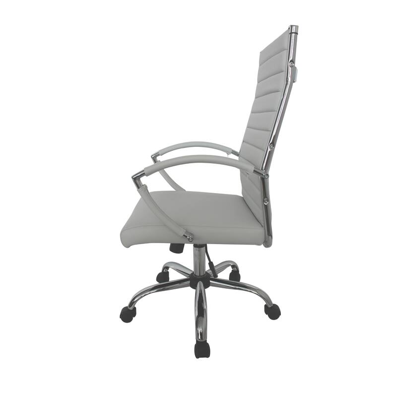 Corrigan Modern Tufted Deep Seat Faux Leather Office Chair by Furniture of America