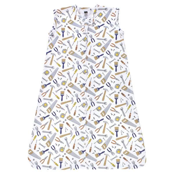 slide 1 of 1, Hudson Baby Cotton Sleeveless Wearable Sleeping Bag, Sack, Blanket, Construction Work