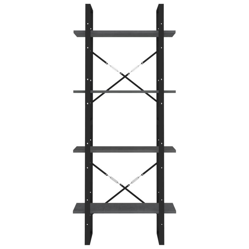 vidaXL Bookshelf Book Cabinet Shelving Unit for Living Room Engineered Wood