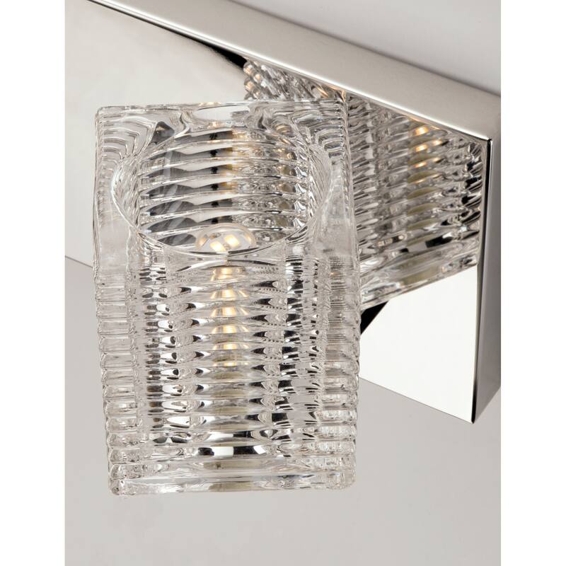 Groove 3-Light LED Bath Vanity - Polished chrome