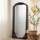 preview thumbnail 17 of 66, Arched Full-Length Solid Wood Carving Floor Mirror