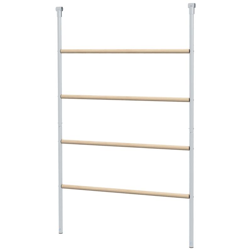Wooden Chicken Roost with Four Perching Levels for Coops - Grey - 55" L x 33.75" W x 1" H - 55" L x 33.75" W x 1" H