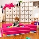 preview thumbnail 46 of 48, Jaxx Zipline Modular Kids Loveseat with Ottomans