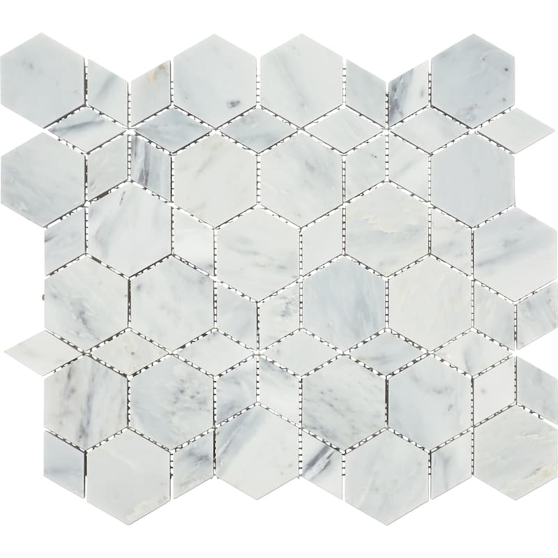 Daltile Gamma Natural Stone Hypnotic XL Wall and Floor Mosaic Tile (Set of 10)