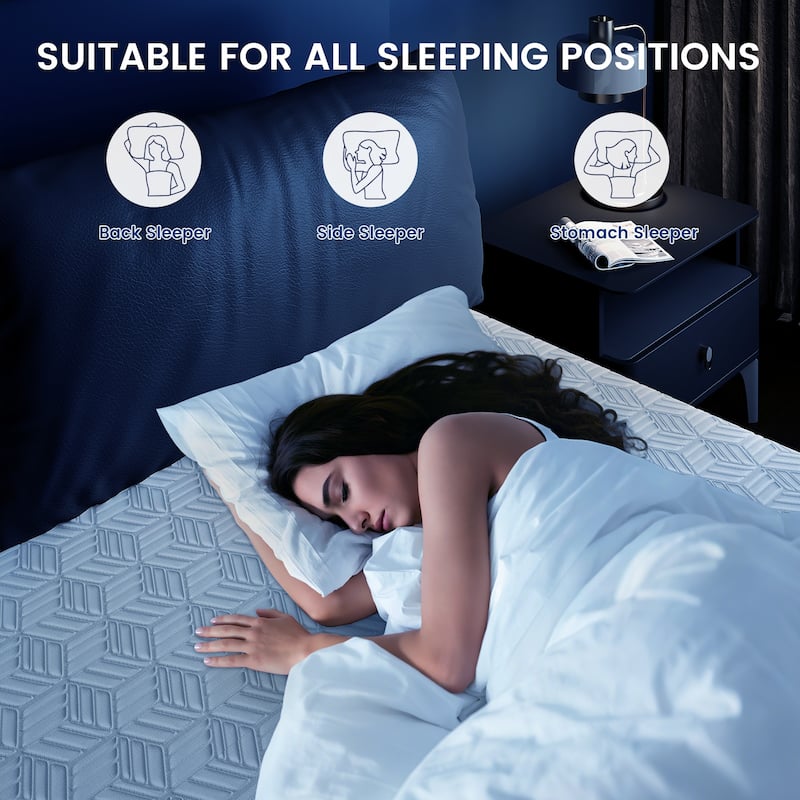Luxury All-Foam Mattress - 10-Year Warranty, Easy Unboxing for Restful Nights
