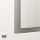 preview thumbnail 9 of 7, VIGO Meridian 34" W x 74" H Framed Fixed Shower Screen