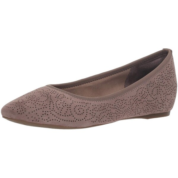 perforated flats women's shoes