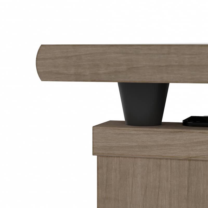 Cabot 3 Position Sit to Stand Desk Return by Bush Furniture