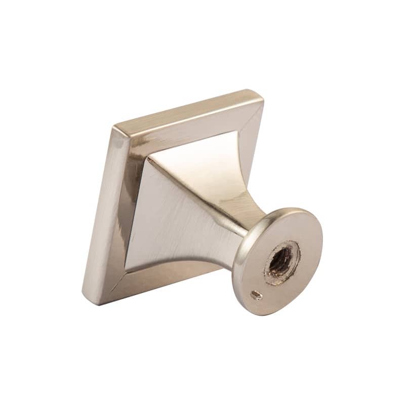 Utopia Alley Valetta Cabinet Ring Pull Knob -Brushed Nickel Drawer Pull Knobs 0.94"