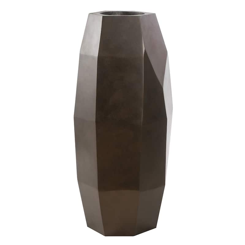 Harp & Finial Terris Vase - Bronze