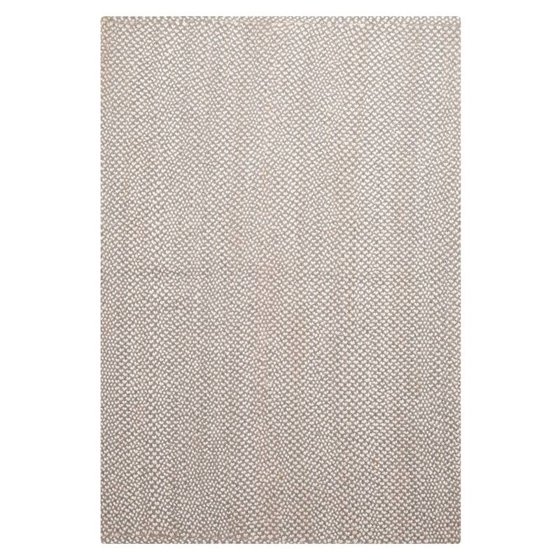 ECARPETGALLERY Braid weave Sienna Grey Wool Rug - 5'3 x 7'5