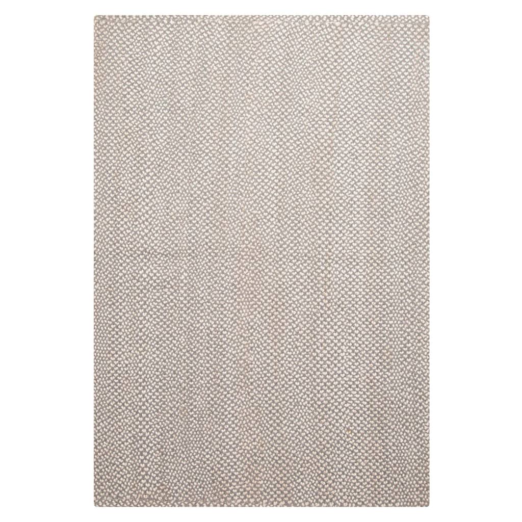 ECARPETGALLERY Braid weave Sienna Grey Wool Rug - 5'3 x 7'5