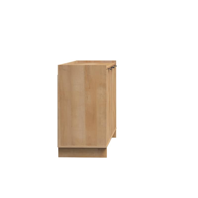 Prepac Simply Modern 4 Door 60" W x 30" H x 16" D Storage Cabinet - 60 in W x 30 in H x 16 in D
