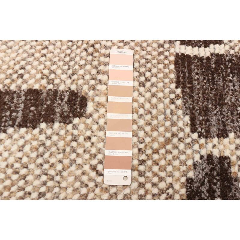 ECARPETGALLERY Hand-knotted Tangier Tan Wool Rug - 8'5 x 9'11