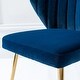 preview thumbnail 67 of 75, HULALA HOME Upholstered Premium Velvet Tufted Dining Chair with Small Base Set of 2