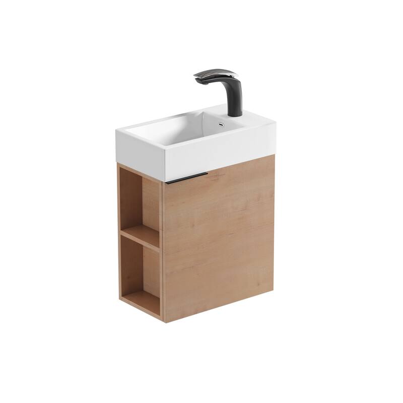 Dowell 18" Series 011 Vanity Set - Oak Natural