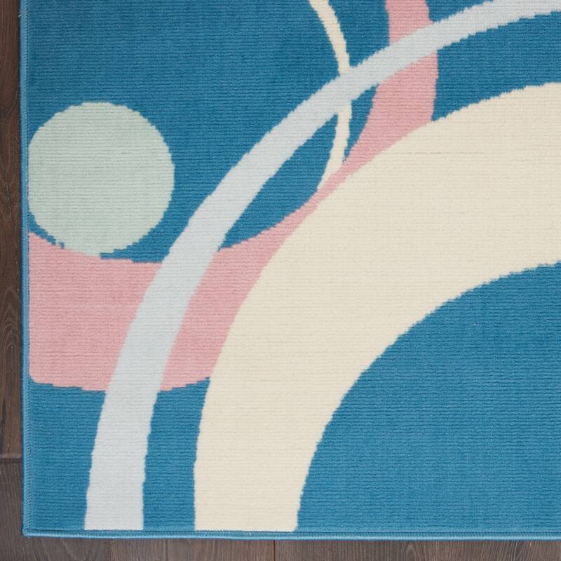 Nourison Grafix Transitional Geometric Abstract Area Rug