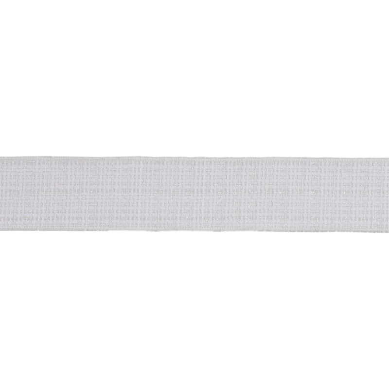 White Gold Wired Ribbon 2.5 x 5 Yards for Gift Wrapping - 180” x 2.5” x 0.25” - White