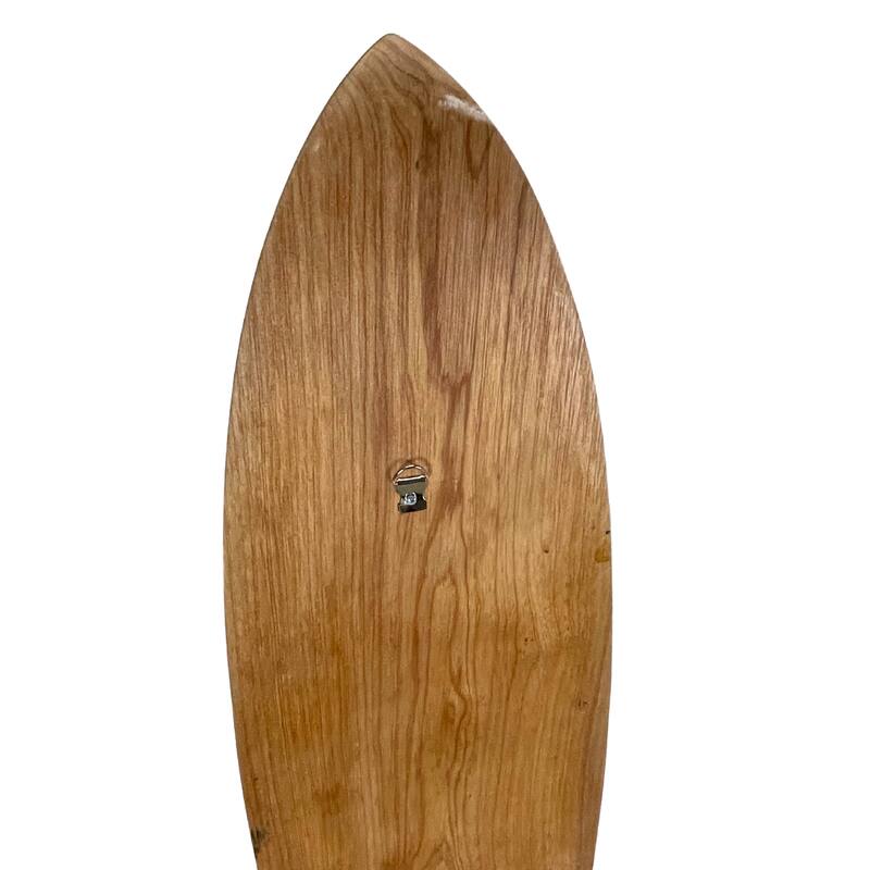 Set Of 2 Surfboards Tiki Mask Design, 39" Wood Wall Art, Tropical