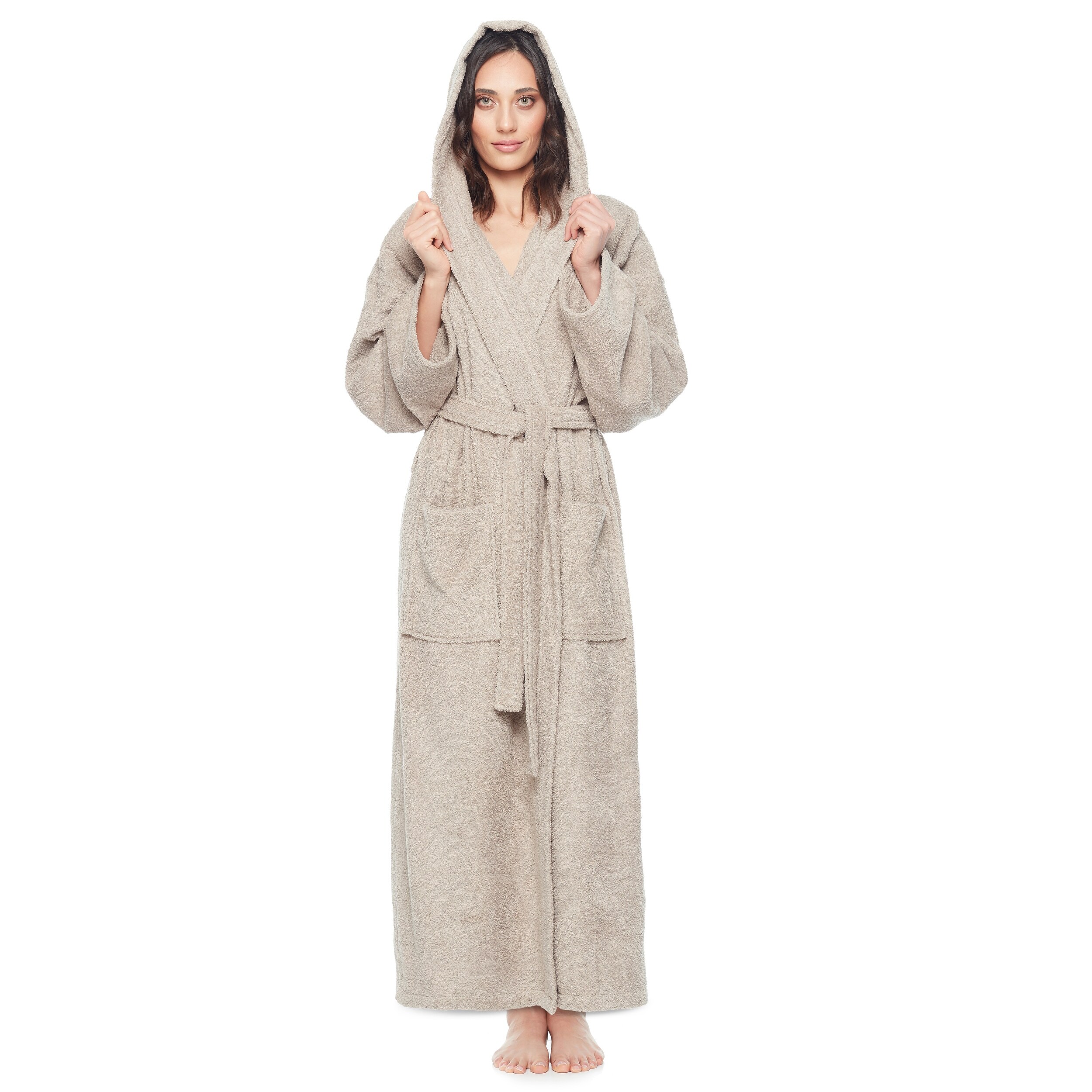 Cotton long sales robe