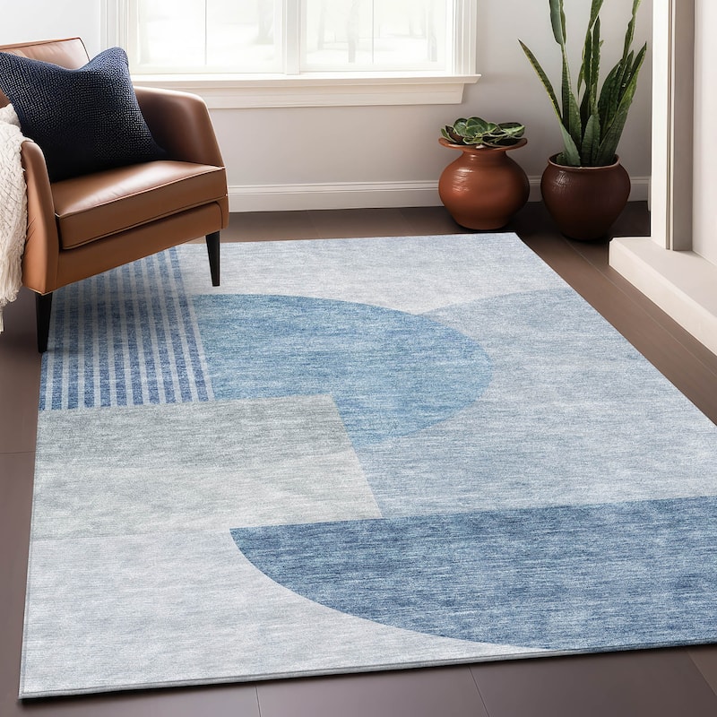 Premium Washable Super Soft Modern Deco Mayfield Rug